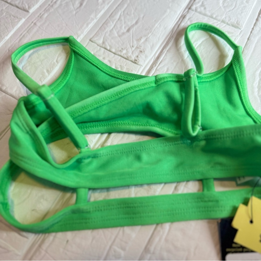Art Class Green Swimwear Top Only Kids Girls Small (6/7) - Picture 5 of 5